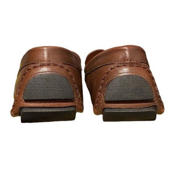Donald Pliner Leather Horse Bit Shoes Mens Size 12 Brown Slip On Loafers main image 7